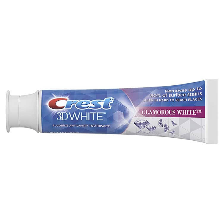 Crest 3D White Fluoride Anticavity Toothpaste Glamorous White best teeth whitening toothpaste burwood