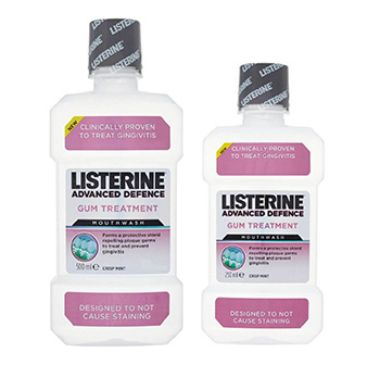 Listerine Advanced Defense Gum Treatment Mouthwash
