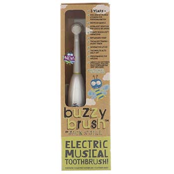 Jack n’Jill Buzzy Brush, Electric Musical Toothbrush & sticker sheet burwood