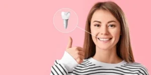 front tooth Dental Implant Cost illustration